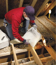 Attic insulation types