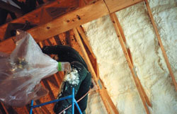 roof spray insulation